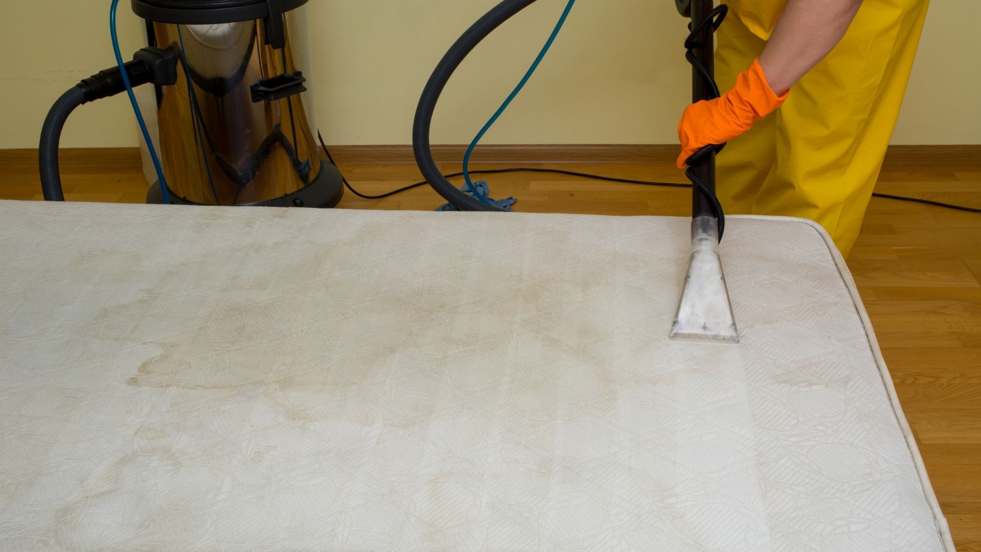 removing sweat stains from mattress pad
